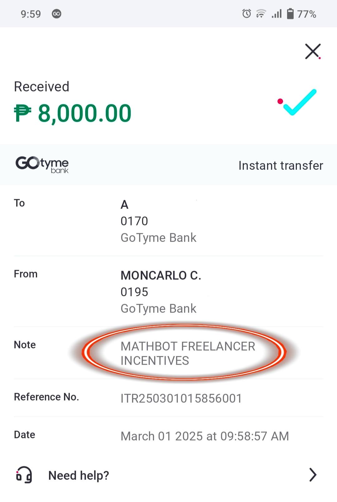 Math-Bot GCash Payout